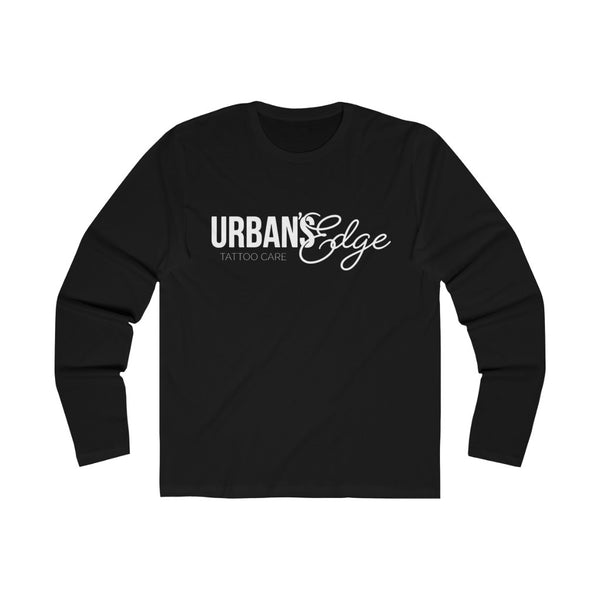 Urban's Edge Logo Men's Long Sleeve Crew Tee - UrbansEdgeTattoo